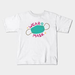 Fight Coronavirus and Covid 19 - Wear Mask! Kids T-Shirt